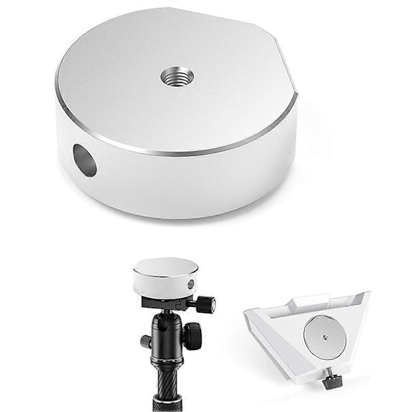 Stativfäste Adapter för Starlink-kompatibel Mini Universal 1/4 -20 Gänga Stativfäste Adapter-WELLNGS Silver