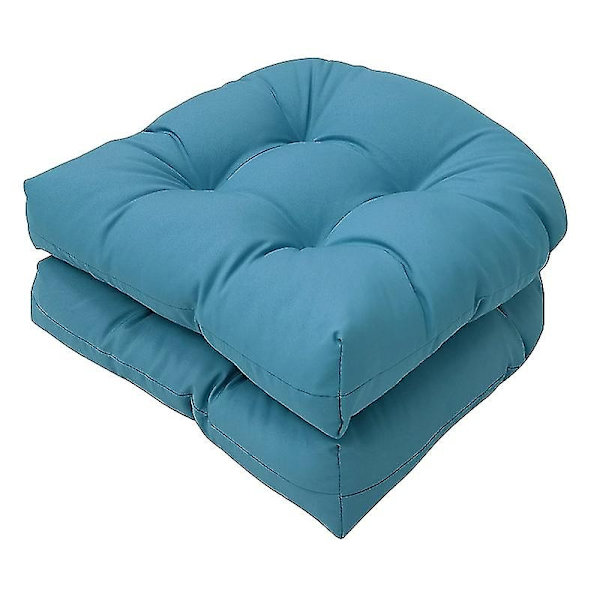 Utomhus stolsdynor 2-pack, WELLNGS dynor för utemöbler blue