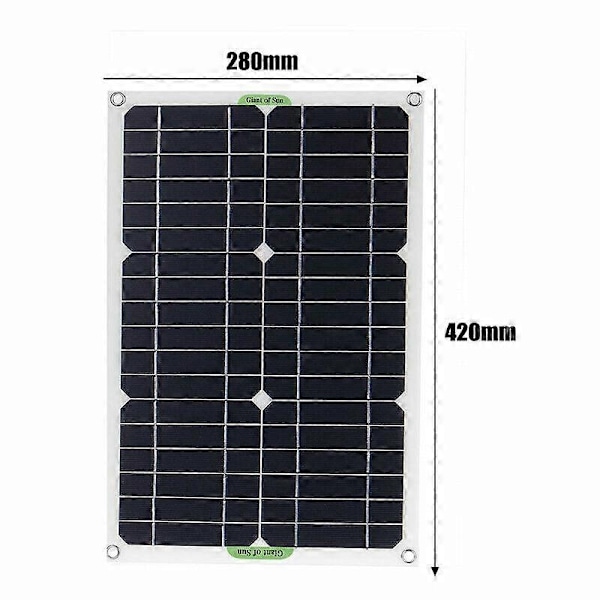 180W Solpanel Kit 12V Batterioplader med 100A Controller til Båd RV-WELLNGS