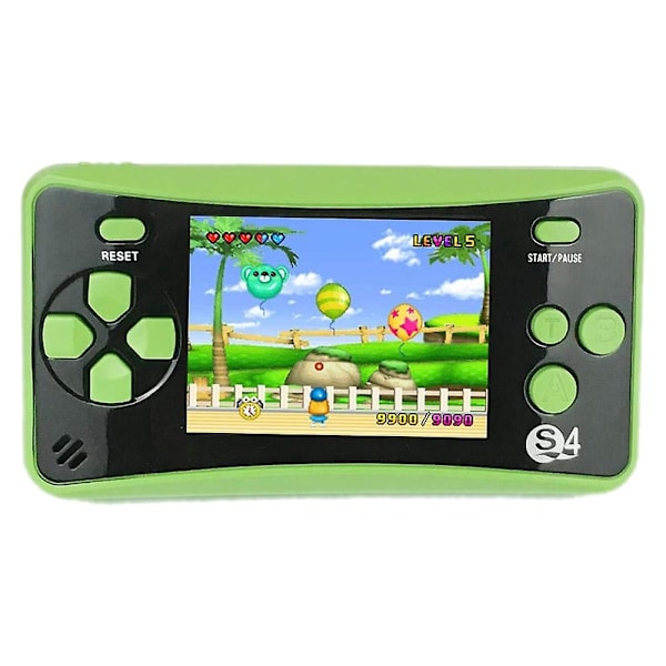 Portable Handheld Game Console For Children, System Game Consoles Player Great Birthday Gift Green-WELLNGS