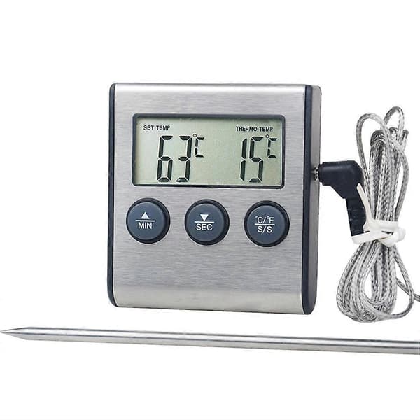 Grilltermometer Kjøkkentermometer Røyktermometer Grilltermometer - WELLNGS