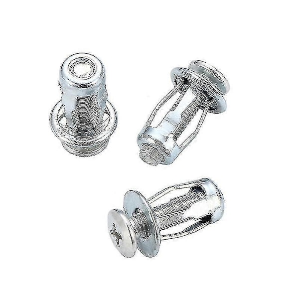 15 stk. M4 M5 M6 M8 Petal Rivets Mutter Jack Nuts Bil Metallskrue for Hulvegg Jernhud Petal Mutter Ekspansjonslykt - WELLNGS 15pcs M4