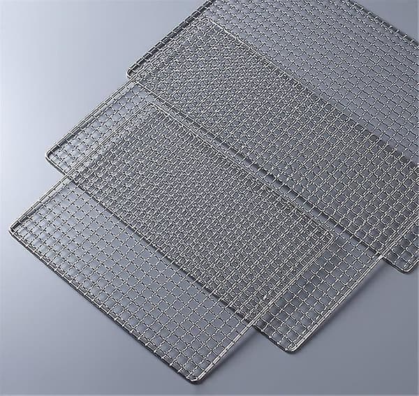 Rustfritt stål Bbq Matte Nett-WELLNGS 40x25cm
