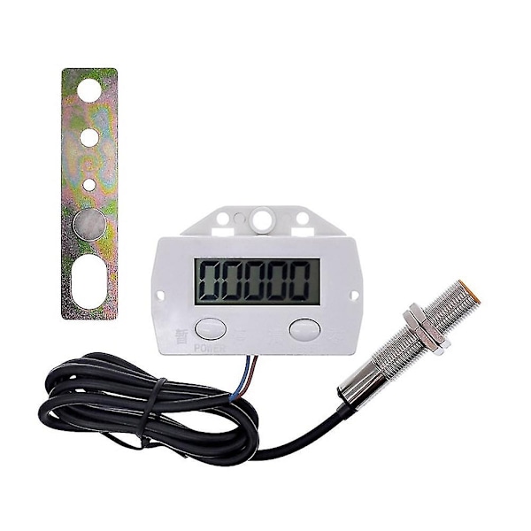 5-siffrig Elektronisk Digital Displayräknare Närhet Industriell Magnetisk Sensorbrytare Stanskontroll - WELLNGS 0 0