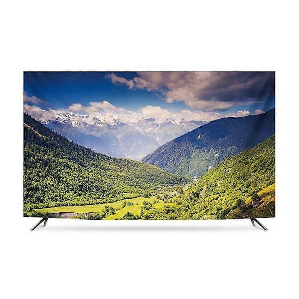 TV Dæksel TV Dæksel Mikrofiber Vaskbar Skærm Dekoration til 22-80 Tommer TV - WELLNGS L4 32 inches