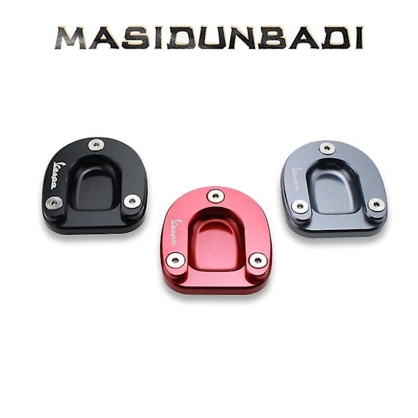 Passer til Vespa Gts300 125 Sprint150 Aluminium Legering Motorcykel Sidebeslag Udvidelsesbeslag Udvidelsesplade Pude Motorcykel Tilbehør - WELLNGS GTS125 black
