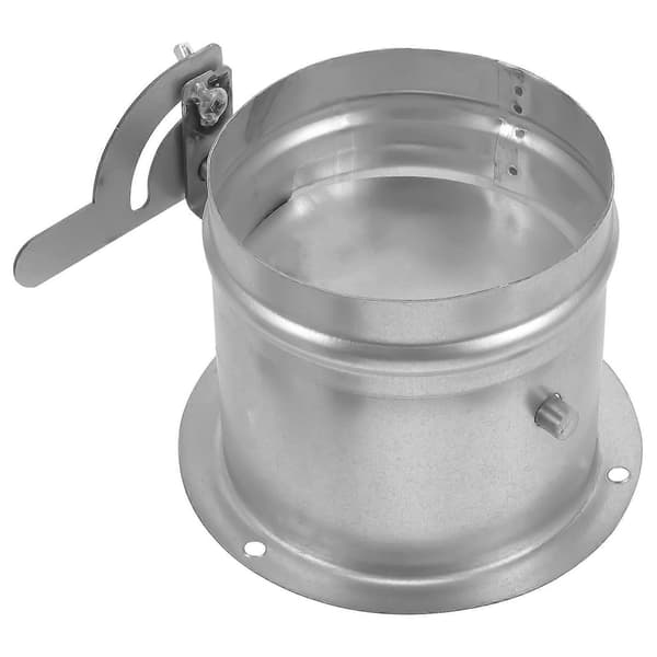 Backflödesskydd Ventilspjäll Ugn Fläktsystem Diameter 100mm Luftflödesreglering 1st-WELLNGS