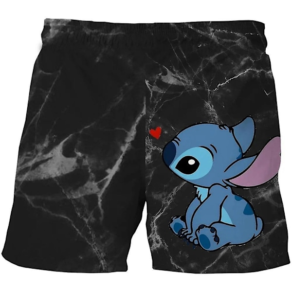 Lilo & Stitch 3D Baddräkter för Barn Pojkar Flickor Sommar Strandkläder Lösa Baddräkter Baddräkt Badkläder - WELLNGS B 5Years