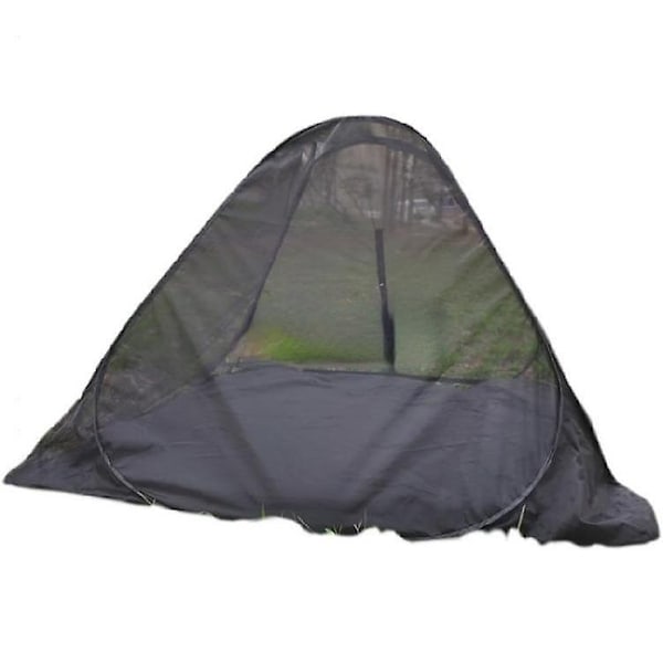 Gazebo-nettingstelt for utendørs camping, øyeblikkelig pop-up telt, pustende netting, hage, reise, fest - WELLNGS Tent with cushion