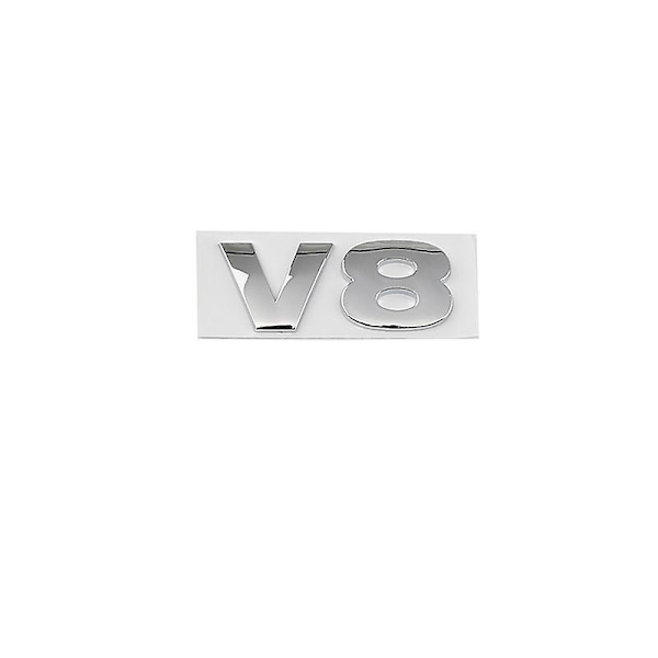 3d Abs Hse V8 Letters Auton Takatavaratilan Fenderin Merkki Embleemi Tarrat Land Rover Range Rover Sport Vogue Discovery 4-WELLNGS V8-Gloss Silver