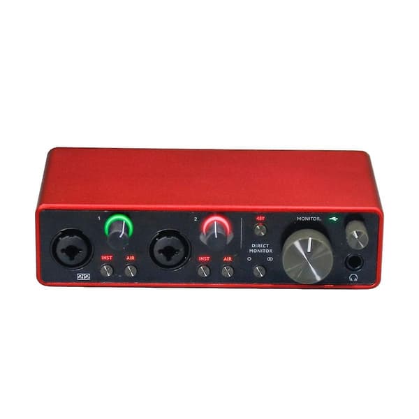 2i2 (3. generation) Professionelt lydinterface eksternt USB-lydkort lydhovedtelefonforstærker mikrofon Pr-WELLNGS