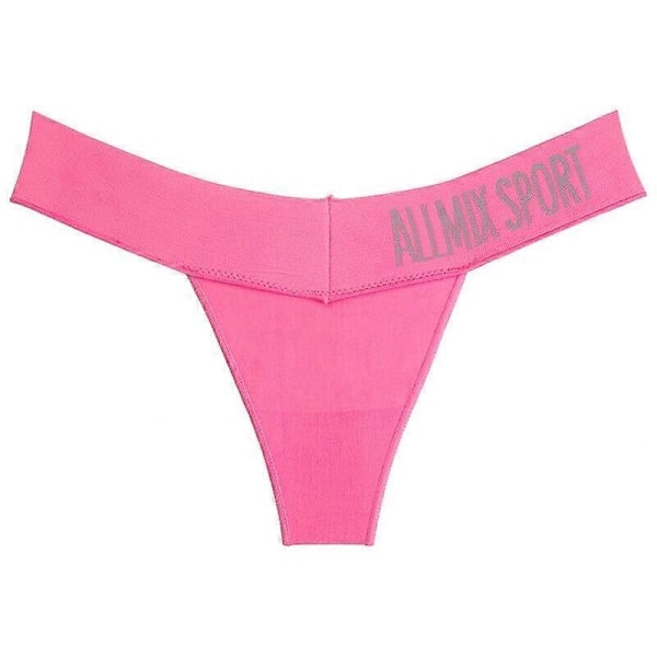Sexig Trosor Seamless Sporttrosor Tanga Seamless - WELLNGS rose red L