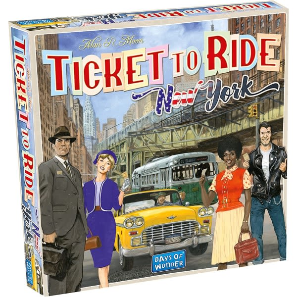 Ticket To Ride New Yorkin lautapeli | Marka-WELLNGS