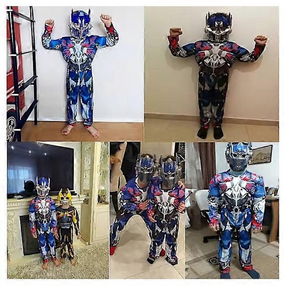 Disguise Optimus Prime -lihasasu, Transformers-asu pojille, pehmustettu hahmobody - WELLNGS M