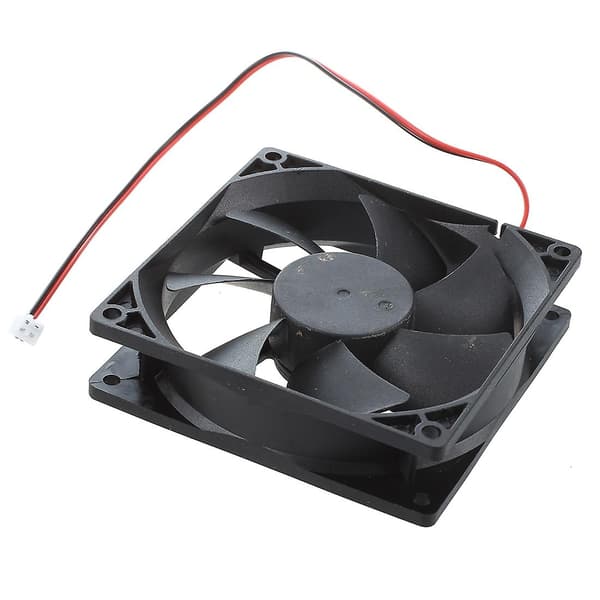 90mm X 25mm DC 12V 2-polet Køleblæser til Computerkabinet CPU Køler - WELLNGS