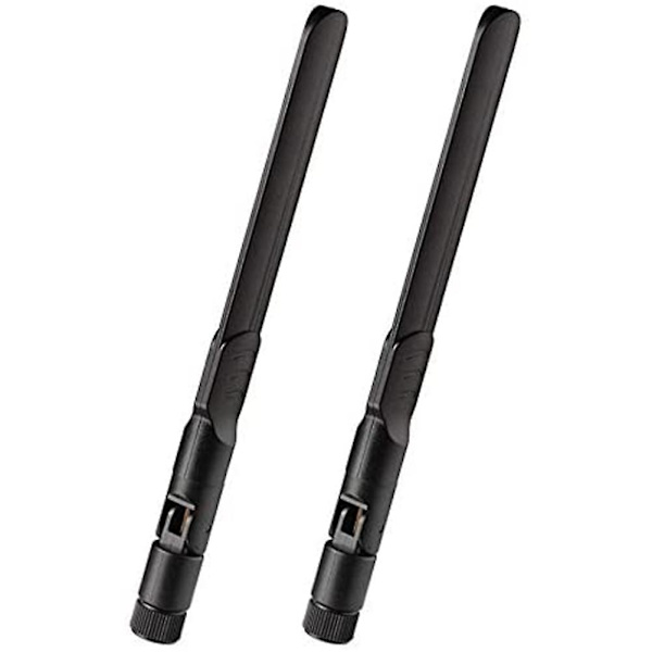 4G LTE-antenne 8DBi SMA-stikantenne (2 stk.) Kompatibel med 4G LTE-router Hjemmetelefon Hotspot Mod-WELLNGS