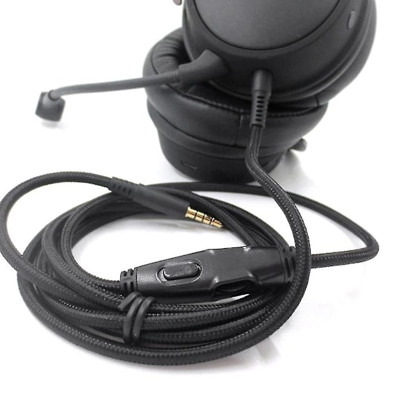1,5 m kabel lydkabel hodetelefoner erstatning for Hyperx Cloud for Alpha/flight-WELLNGS