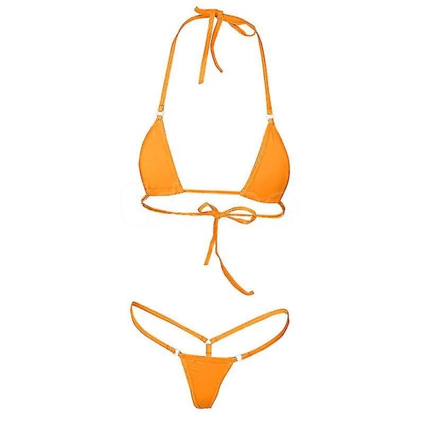 2023 Ny Sexig Dam Mikro Underkläder G-string Bh Mikro Bikini  Bikini Set Baddräkt Nattkläder-WELLNGS AS  picture  show4