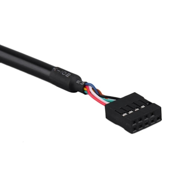 Ny USB3.0 til 2.0 Konverter 20-pin Usb3.0 til 9-pin Usb2.0 Hann/Hunn Adapter - WELLNGS 9M20F