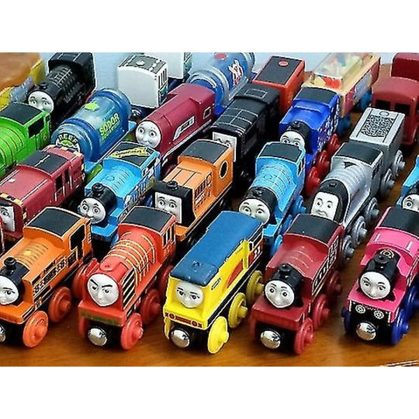 Thomas ja ystävät -juna, tankkimoottori, puinen rautatiemagneetti, keräilylahjalelut - WELLNGS Edward