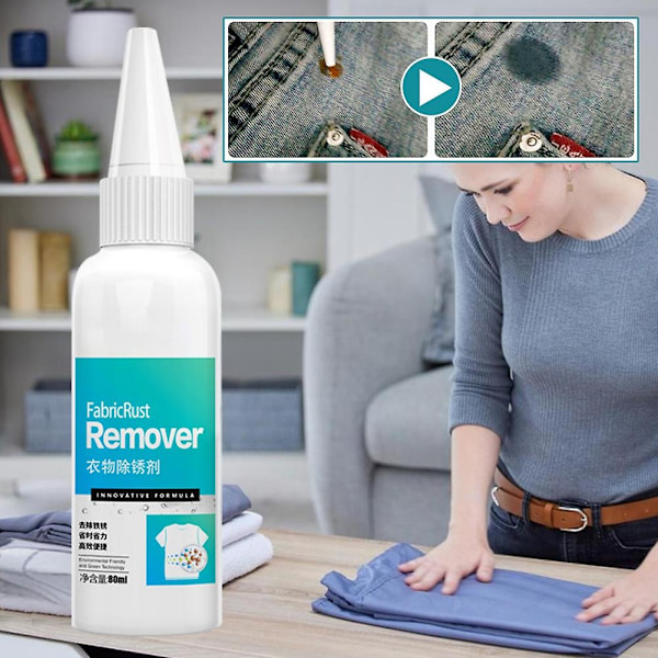 Instants Fabric Rust Remover - skånsom og effektiv fjerner av rustflekker for klær og hjemmet - WELLNGS 3pcs