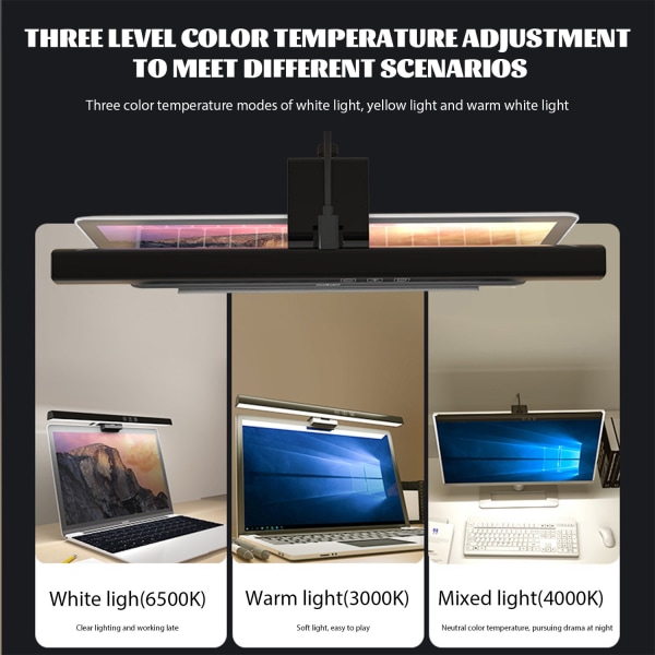 Datorskärm Ljusskärmslampa LED-lampa-WELLNGS 500mm