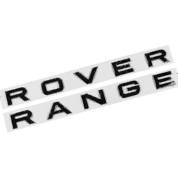3D ABS Musta Auton Takaluukun Evoque-Logo Velar-Merkki Vogue Se Kirjainmerkki Range Rover Sportille L322 L320 L494 Tarra Tarvikkeet Kb-WELLNGS RR Glossy Black