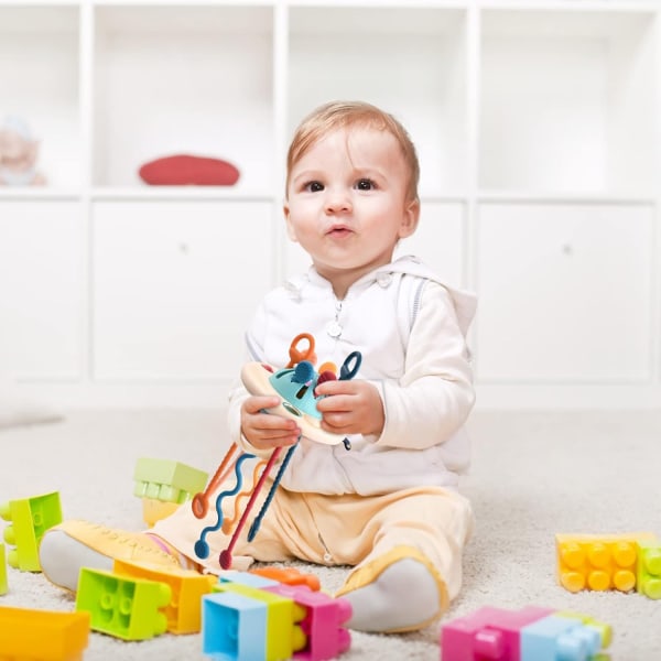 Sensorisk baby, Montessori-leker Baby, finmotorikk Pedagogiske aktivitetsleker-WELLNGS