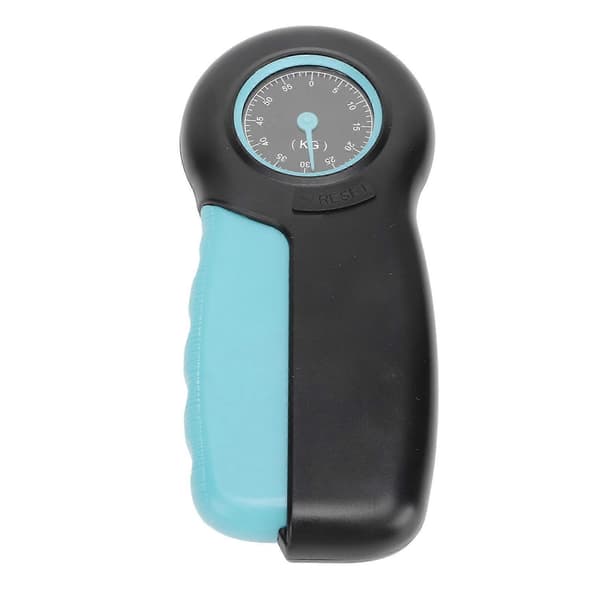 Handgreppsstyrketestare Handdynamometer Ergonomisk Greppstyrkemätare Greppdynamometer Blå Svart-WELLNGS