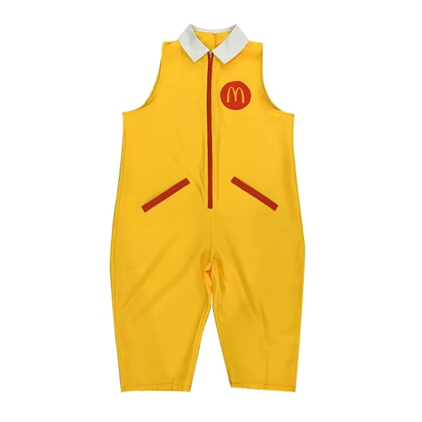 McDonald's cosplay-asu Ronald naamio pellehahmo aikuisten Halloween-juhliin hauska asu lavan asu peruukki 130-WELLNGS 130 A1