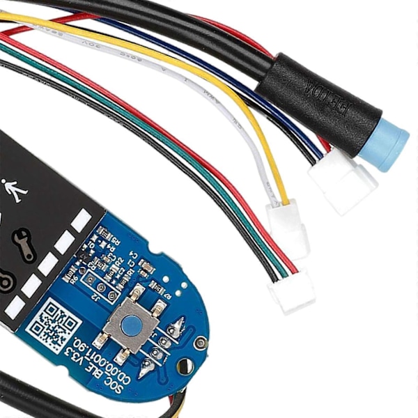 Scooter Dashboard Bryterpanel Kompatibelt med Ninebot F20/F25/F30/F40 Display Erstatning - WELLNGS