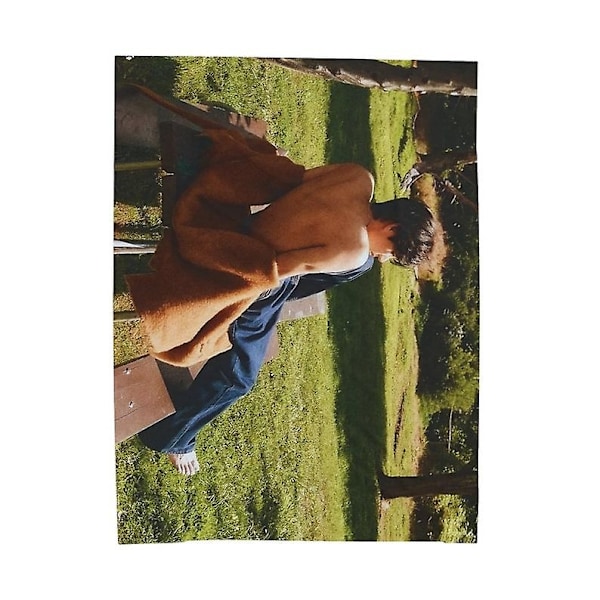 Taehyung Shirtless 2023 Fotofilt, BTS V Kim Taehyung Filt, BTS Merch, Present till Army, Anpassad Present, Personlig Present-WVNY93-WELLNGS 60x50in 150x125cm