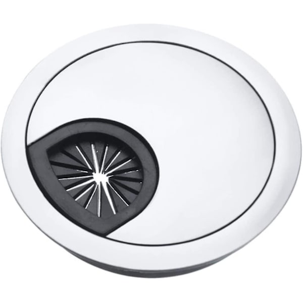 Skrivebordsledning Hulldeksel Datamaskin Ryddig Grommet Bordkabeluttak Port Overflate Linjeboks Bordkabelmaskinvare-WELLNGS Bright 60mm