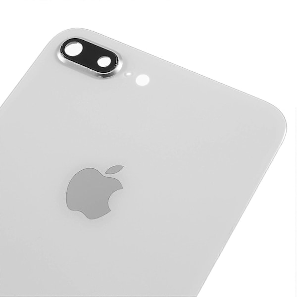 Typ B för iPhone 8 Plus bakre batterihölje med kameraring (icke-OEM men hög kvalitet) Style B