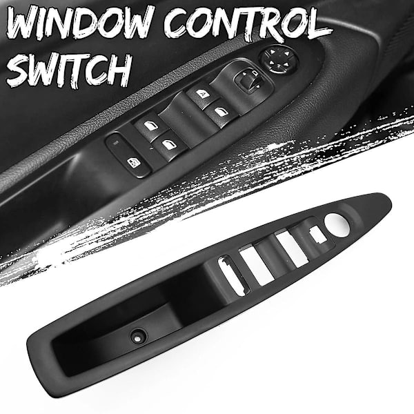 9332f2 Panel de control de interruptor de coche Placa frontal de vidrio Espejo retrovisor Botón Marco para C4 2004-201-WELLNGS