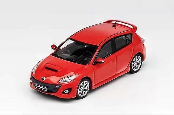 Gcd 1:64 Axela2 Mazda Speed 3 MPS Hatchback Modelbil Legetøjsbil - WELLNGS WHITE