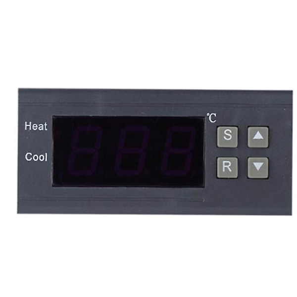 Digital temperaturregulator -99-400 grader Pt100 M8 probe termoelement sensor indbygget termosta-WELLNGS