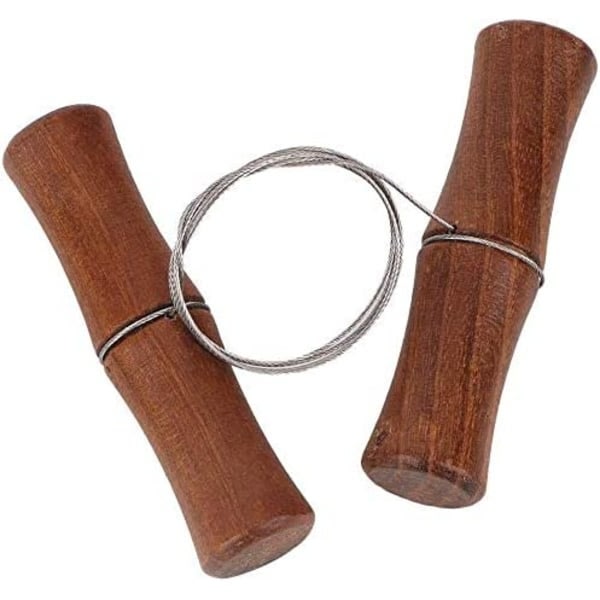 Ler skärtråd, trä skärverktyg ostskärare trä för lera lätt keramiskt tilt handtag roterat-WELLNGS