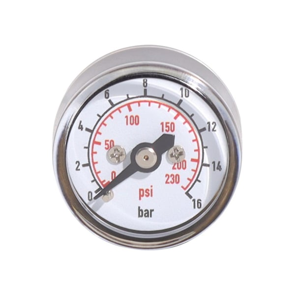 Scuba Diving PCP Luft Mini - Tryckmätare Manometer 16bar, 1/8 NPT Gänga - WELLNGS
