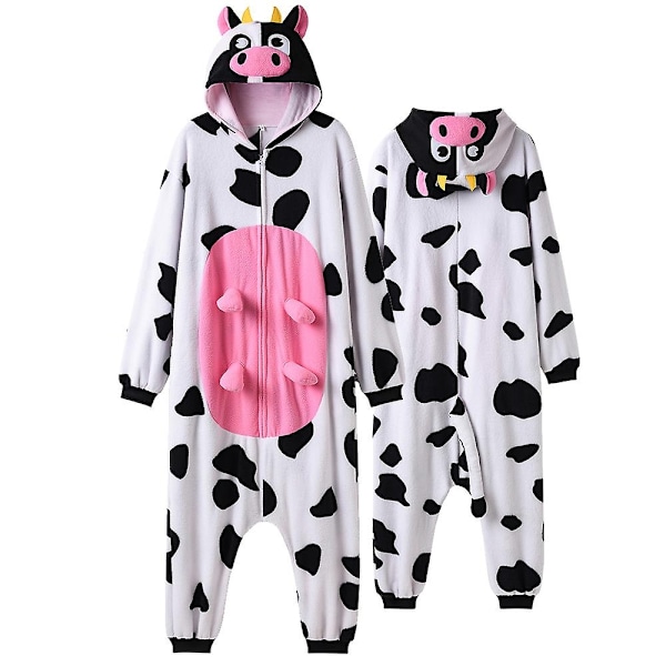 Kigurumi-pyjamas i ko-design för kvinnor och män – roliga och söta overaller för vuxna – vinterpyjamas – festivalkläder – djurdräkter – jumpsuit – hög kvalitet – WELLNGS SQ-16 M( fit 161-164cm)