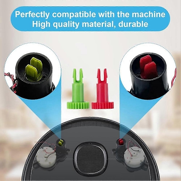 Sidebørstemotor Snap Gear og sidebørste kompatibel med ECOVACS DEEBOT OZMO 950/920/ N5/ N8 T5/ T9/ T8 Robot V-WELLNGS