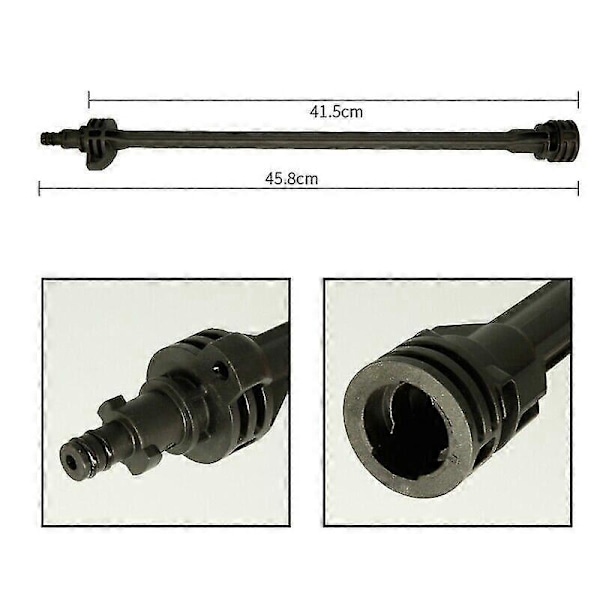 Multifunktionel Kompatibel med Worx Hydroshot Wg629e/630/644 Wa4039 Dyse Rengøringsværktøj - WELLNGS Long rod
