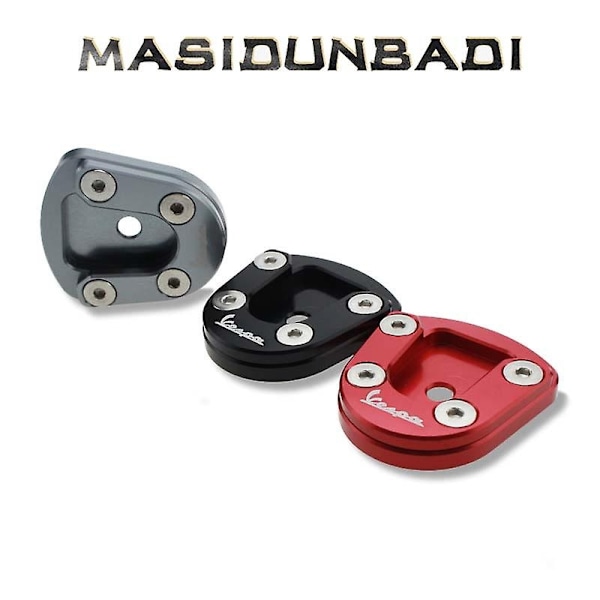 Passer til Vespa Gts300 125 Sprint150 Aluminium Legering Motorcykel Sidebeslag Udvidelsesbeslag Udvidelsesplade Pude Motorcykel Tilbehør - WELLNGS Slivery(Sprint150)