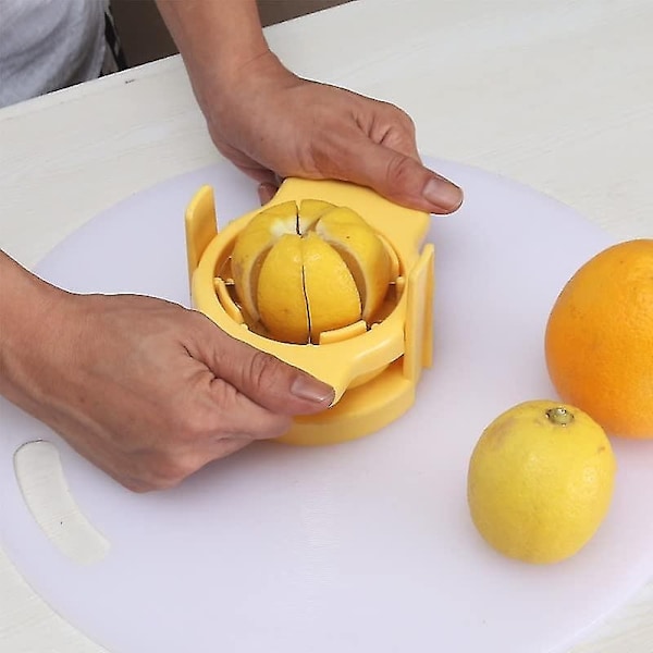Citron- och Limeklyv Citronklyv Köksmultifunktionell Rostfritt Stål Apelsinklyv Fruktkutter Kökstillbehör, Grön-WELLNGS