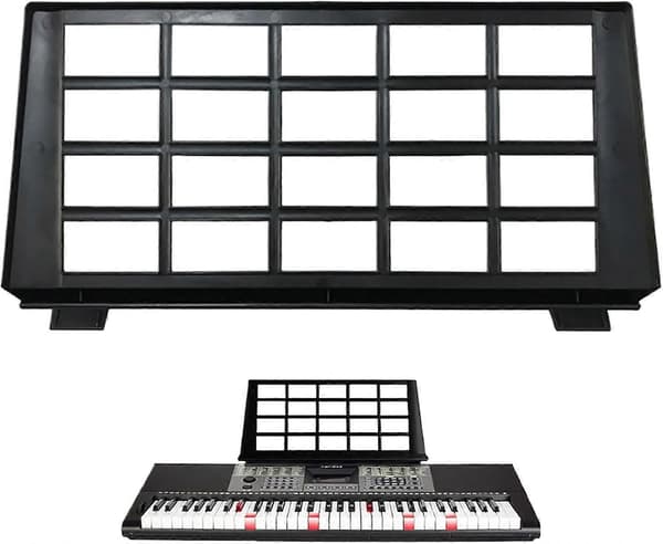 Bordmodel Nodestativ, 17x8 Justerbart Keyboardstativ, Robust Bærbart til Noder - WELLNGS