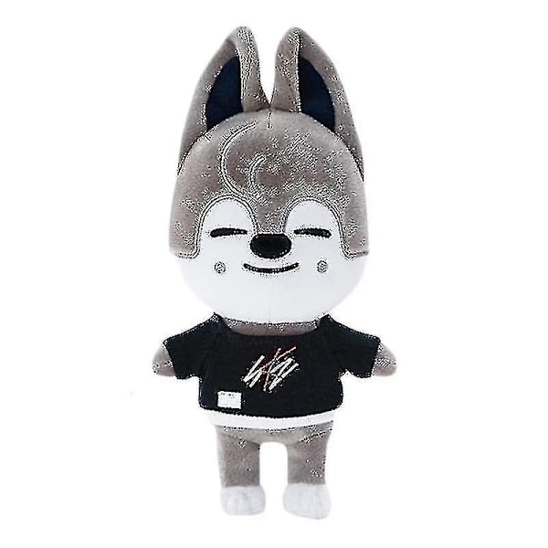 Cartoon Stray Kids Skzoo Plyschdjur 21cm Peluche Gosedjur Bbokari Wolf Chan Leebit Dwaekki Jinir-WELLNGS Wolf Chan