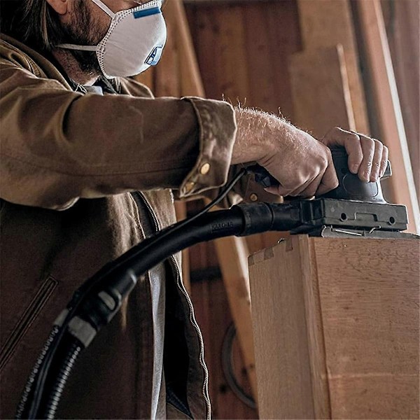 Kompatibel med Karcher WD5 6 Ekstraksjonssett Kompatibel med Elektroverktøy - Kobles til Eksosport Kompatibel med Effektivt Støv og Smuss - WELLNGS