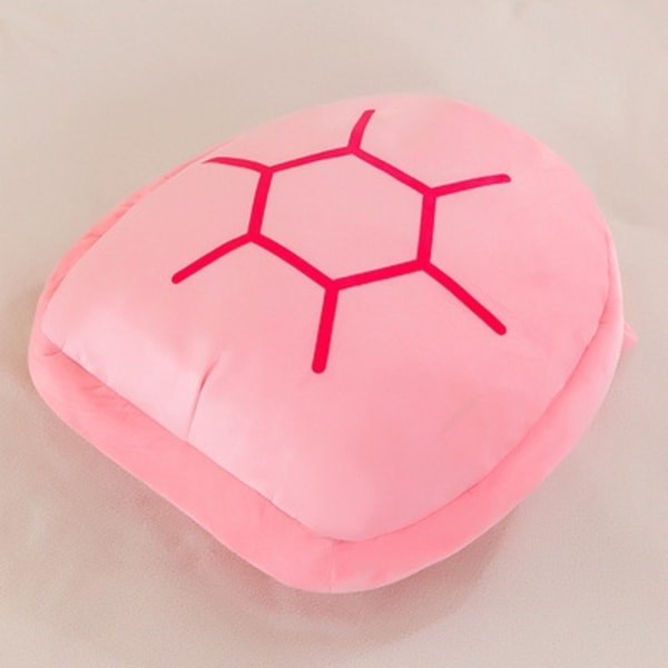 60 cm 80 cm Turtle Shell Pude Sovesofa Dekoration Plysdragt Plyslegetøj Pink-WELLNGS Pink 80cm