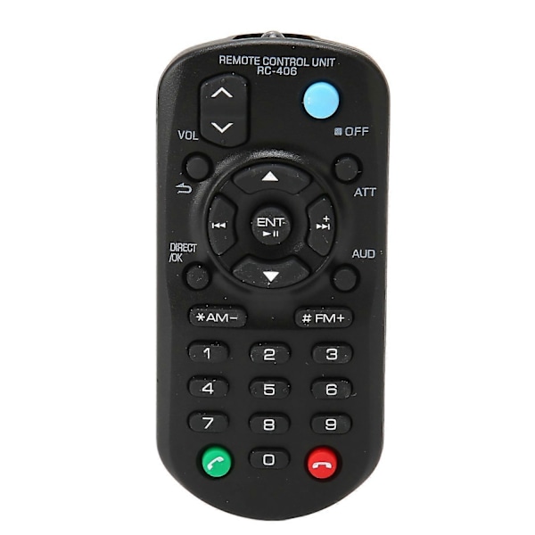 Fjärrkontroll RC 406 kompatibel med Kenwood CD-mottagare KDC X398 KDC 200UB KDC 170Y KMM BT260U KDC X704 - WELLNGS
