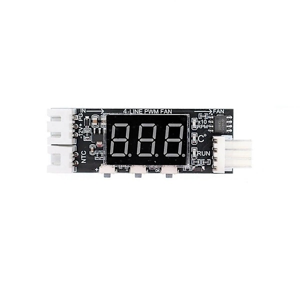 12V PWM 4-tråds ventilator temperaturstyring hastighedskontrol chassis støjreduktionsmodul understøtter ventilator hastighedskontrol-WELLNGS